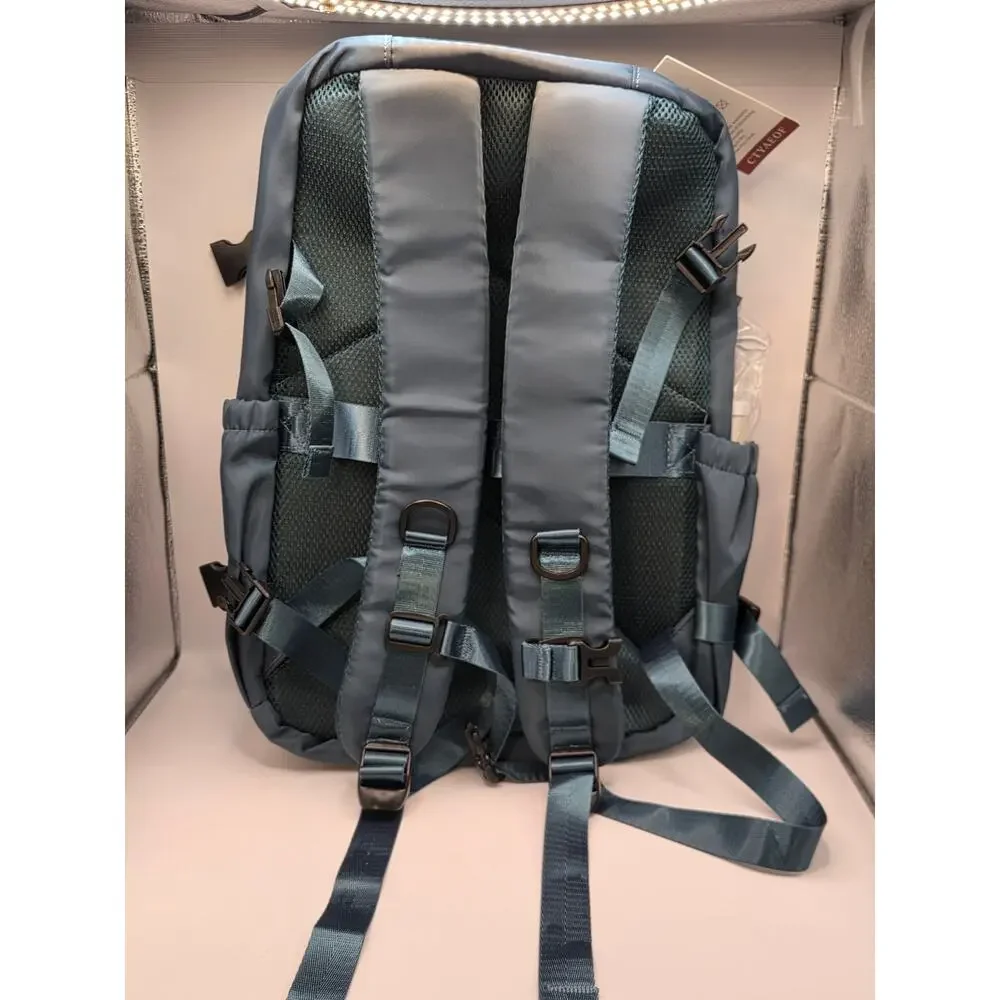 Travel Backpack Carry On Luggage Weekender Bag Blue NEW